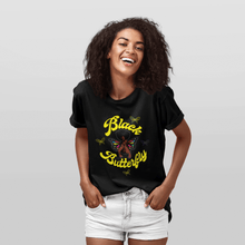 Load image into Gallery viewer, BLACK BUTTERFLY NUBIAN TEE - SHIRT FIENDZ STORE