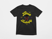 Load image into Gallery viewer, BLACK BUTTERFLY NUBIAN TEE - SHIRT FIENDZ STORE